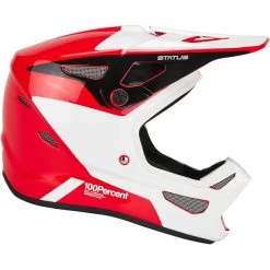 100% Status DH/BMX Casque, Rouge/blanc -ÉQUIPEMENT DE CYCLISME 100 status dh bmx helm hellfire 4