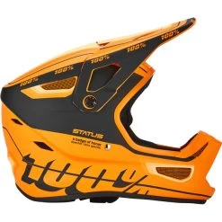 100% Status Casque, Orange/noir -ÉQUIPEMENT DE CYCLISME 100 status helmet topenga orange black 4