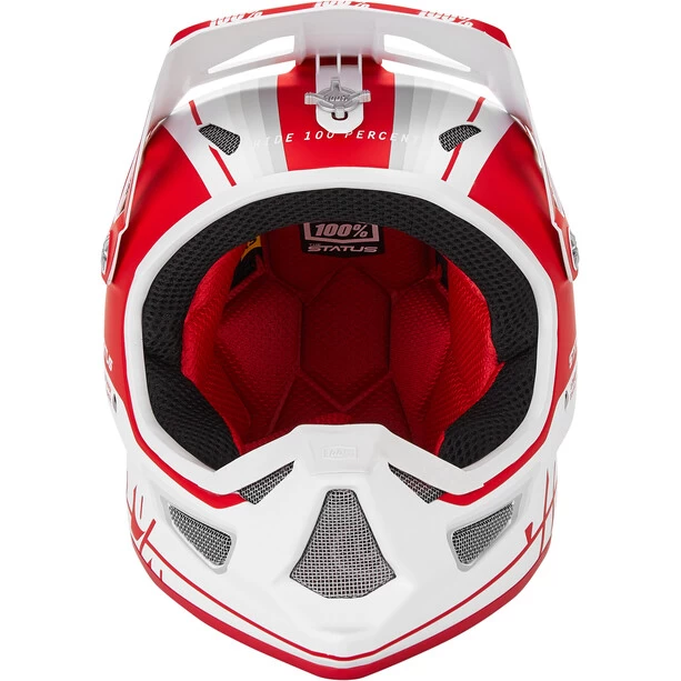 100% Status Casque, Rouge/blanc 3 100% Status Casque, Rouge/blanc
