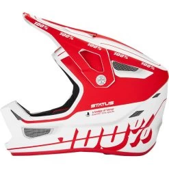 100% Status Casque, Rouge/blanc 9 100% Status Casque, Rouge/blanc -ÉQUIPEMENT DE CYCLISME 100 status helmet topenga red white 3