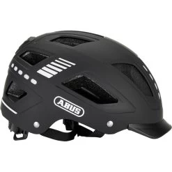 ABUS Hyban 2.0 LED Casque, Noir -ÉQUIPEMENT DE CYCLISME abus hyban 20 led helmet signal black 4