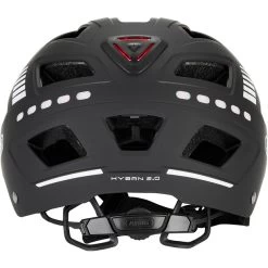 ABUS Hyban 2.0 LED Casque, Noir -ÉQUIPEMENT DE CYCLISME abus hyban 20 led helmet signal black 5
