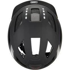 ABUS Hyban 2.0 LED Casque, Noir -ÉQUIPEMENT DE CYCLISME abus hyban 20 led helmet signal black 6