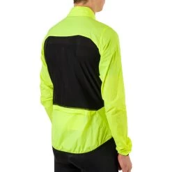 AGU Essential II Coupe-vent Homme, Jaune -ÉQUIPEMENT DE CYCLISME agu essential ii wind jacket men neon yellow 4