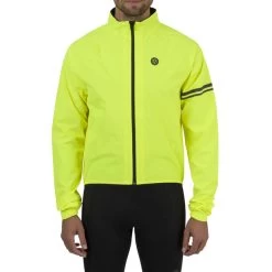 AGU Essential Veste Imperméable Homme, Jaune -ÉQUIPEMENT DE CYCLISME agu essential regenjacke herren yellow 3