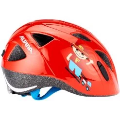Alpina Ximo Casque Enfant, Rouge/Multicolore 10 Alpina Ximo Casque Enfant, Rouge/Multicolore -ÉQUIPEMENT DE CYCLISME alpina ximo helmet firefighter 4