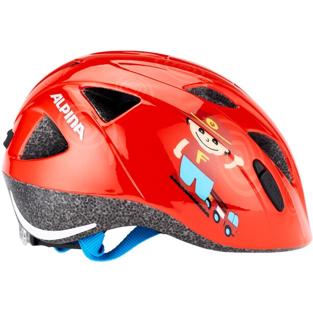 Alpina Ximo Casque Enfant, Rouge/Multicolore 5 Alpina Ximo Casque Enfant, Rouge/Multicolore – Image 3
