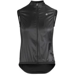 ASSOS UMA GT Gilet Sans Manches Coupe-vent été Femme, Noir