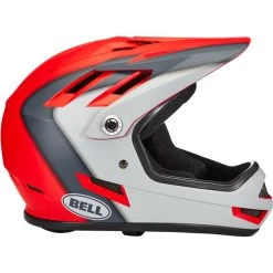 Bell Sanction Casque, Rouge/gris -ÉQUIPEMENT DE CYCLISME bell sanction helmet presences matte crimson slate dark gray 4