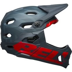 Bell Super DH MIPS Casque, Gris -ÉQUIPEMENT DE CYCLISME bell super dh mips helm prime matte blue crimson 3