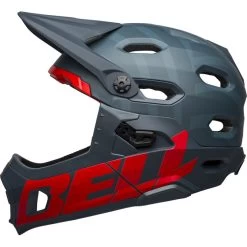 Bell Super DH MIPS Casque, Gris -ÉQUIPEMENT DE CYCLISME bell super dh mips helm prime matte blue crimson 7