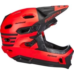 Bell Super DH MIPS Casque, Rouge/noir -ÉQUIPEMENT DE CYCLISME bell super dh mips helmet matt gloss red black fasthouse 4