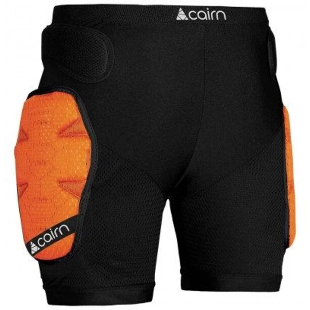 CAIRN Proxim D3O Short De Protection Homme, Noir/orange 3 CAIRN Proxim D3O Short De Protection Homme, Noir/orange