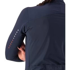 Castelli Beta RoS Veste Femme, Bleu -ÉQUIPEMENT DE CYCLISME castelli beta ros jacket women savile blue 4