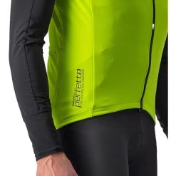 Castelli Perfetto RoS 2 Veste Homme, Jaune -ÉQUIPEMENT DE CYCLISME castelli perfetto ros 2 vest men electric lime 3