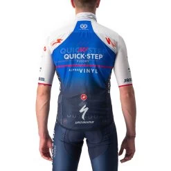 Castelli Pro Light Wind Veste Homme, Bleu Pétrole/blanc