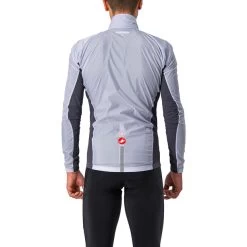 Castelli Squadra Stretch Veste Homme, Argent