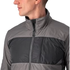 Castelli Unlimited Puffy Veste Homme, Gris -ÉQUIPEMENT DE CYCLISME castelli unlimited puffy jacket men nickel gray dark gray 4
