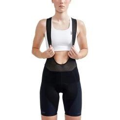 Craft ADV Aero Cuissard Court à Bretelles Femme, Noir 13 Craft ADV Aero Cuissard Court à Bretelles Femme, Noir -ÉQUIPEMENT DE CYCLISME craft adv aero bib shorts women black 7