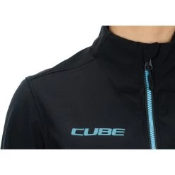 Cube Tour Veste Femme, Noir -ÉQUIPEMENT DE CYCLISME cube tour jacket women blacknblue 4