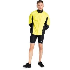 Dare 2b Mediant II Veste Homme, Noir/jaune -ÉQUIPEMENT DE CYCLISME dare 2b mediant ii jacket men neon spring black 6