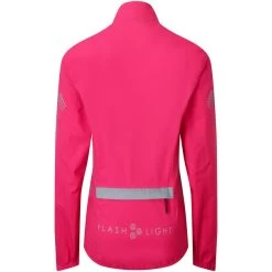 Dhb Flashlight Waterproof Veste Femme, Rose -ÉQUIPEMENT DE CYCLISME dhb flashlight waterproof jacket women pink glow 3
