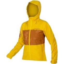 Endura SingleTrack II Veste Femme, Jaune