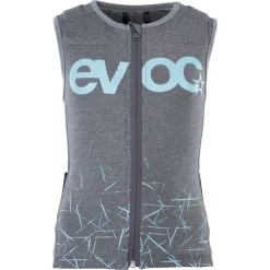 EVOC Gilet Protecteur Enfant, Gris -ÉQUIPEMENT DE CYCLISME evoc protector vest kids carbon grey 3