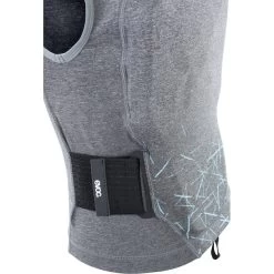 EVOC Gilet Protecteur Enfant, Gris -ÉQUIPEMENT DE CYCLISME evoc protector vest kids carbon grey 5