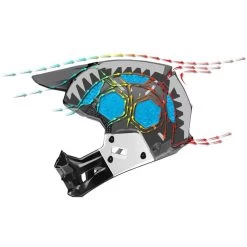 Fly Racing Formula CC Rockstar Casque, Noir -ÉQUIPEMENT DE CYCLISME fly racing formula cc rockstar helmet mat black 6