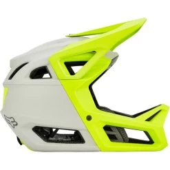 Fox Proframe RS Casque Homme, Blanc/vert -ÉQUIPEMENT DE CYCLISME fox proframe helmet men vintage white mhdrn 4