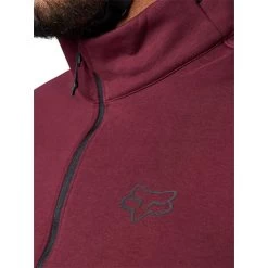 Fox Ranger Fire Veste Polaire Homme, Rouge/marron 11 Fox Ranger Fire Veste Polaire Homme, Rouge/marron -ÉQUIPEMENT DE CYCLISME fox ranger fire fleece crew jacket men dark maroon 6