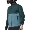 Fox Ranger Fire Veste Polaire Homme, Bleu Pétrole/bleu -ÉQUIPEMENT DE CYCLISME fox ranger fire fleece crew jacket men emerald 2