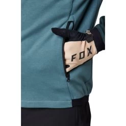 Fox Ranger Fire Veste Polaire Homme, Bleu Pétrole/bleu -ÉQUIPEMENT DE CYCLISME fox ranger fire fleece crew jacket men emerald 4