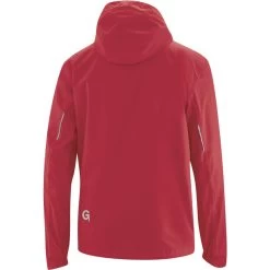 Gonso Save Light Veste Imperméable Homme, Rouge