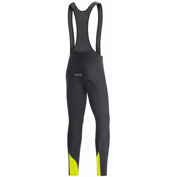 Gore Wear GOREWEAR C3+ Cuissard Long Thermo Homme, Noir/jaune 3 Gore Wear GOREWEAR C3+ Cuissard Long Thermo Homme, Noir/jaune