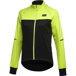 Gore Wear GOREWEAR Phantom Veste Femme, Noir/jaune