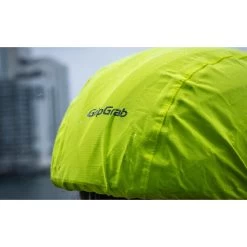 GripGrab Waterproof Housse Pour Casque, Jaune -ÉQUIPEMENT DE CYCLISME gripgrab waterproof hi vis helmet cover fluo yellow 6