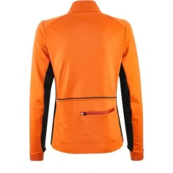 Isadore Signature Veste Softshell D'hiver Femme, Orange -ÉQUIPEMENT DE CYCLISME isadore signature winter softshell jacket women gold frame 5