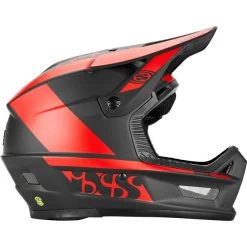 IXS Xult DH Casque, Noir/rouge -ÉQUIPEMENT DE CYCLISME ixs xult dh helmet red 4