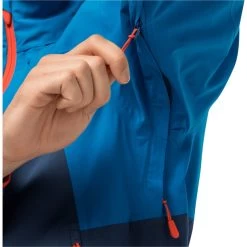 Jack Wolfskin Tourer Veste 2.5L Homme, Bleu -ÉQUIPEMENT DE CYCLISME jack wolfskin tourer 25l jacket men thunder blue 5