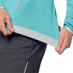 Jack Wolfskin Tourer Veste Couche Intermédiaire Femme, Turquoise -ÉQUIPEMENT DE CYCLISME jack wolfskin tourer mid layer jacket women peppermint 5