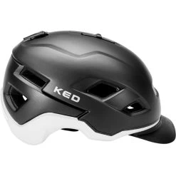 KED Berlin Casque, Noir/gris -ÉQUIPEMENT DE CYCLISME ked berlin helmet black ash matt 4
