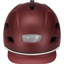 KED Berlin Casque, Rouge/gris
