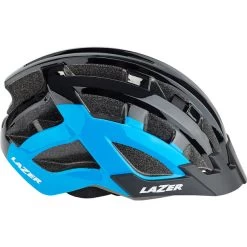 Lazer Compact Deluxe Casque, Noir -ÉQUIPEMENT DE CYCLISME lazer compact deluxe helmet black blue 4