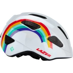 Lazer PNut KinetiCore Casque Enfant, Blanc -ÉQUIPEMENT DE CYCLISME lazer pnut helmet kids rainbow 4