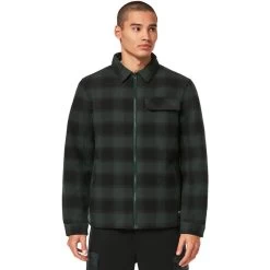 Oakley Alpine Plaid Veste Réversible Homme, Vert -ÉQUIPEMENT DE CYCLISME oakley alpine plaid reversible jacket men hunter green 4