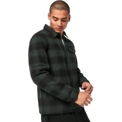 Oakley Alpine Plaid Veste Réversible Homme, Vert -ÉQUIPEMENT DE CYCLISME oakley alpine plaid reversible jacket men hunter green 6