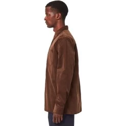 Oakley Cabin Button Down Corduroy Veste Homme, Marron -ÉQUIPEMENT DE CYCLISME oakley cabin button down corduroy jacket men carafe 7