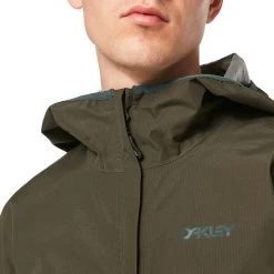 Oakley Elmnts Veste Shell Homme, Olive -ÉQUIPEMENT DE CYCLISME oakley elmnts shell jacket men new dark brush 7